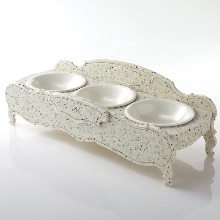 몽블 NEW 아르미앙 3구 고양이식탁 강아지밥그릇 세라믹식기 물그릇 애견식탁